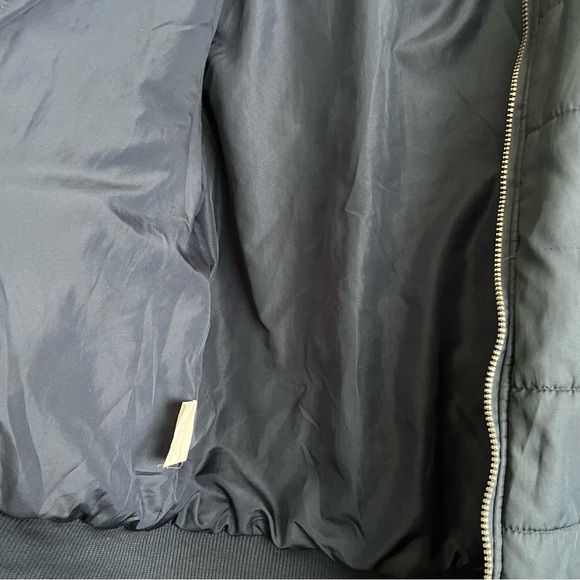 US Polo Assn Puffy Bomber Varsity Jacket-Navy Blue-Men’s L/Large-Casual-Winter - Picture 8 of 11